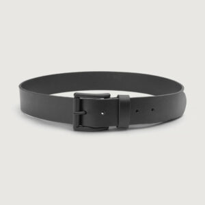 Ryken Black Leather Casual Belt