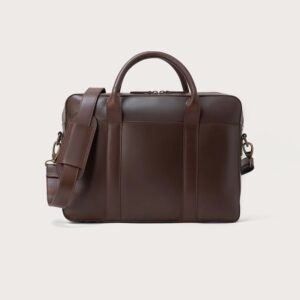 Ryken / Captain Vintage Brown Leather Briefcase