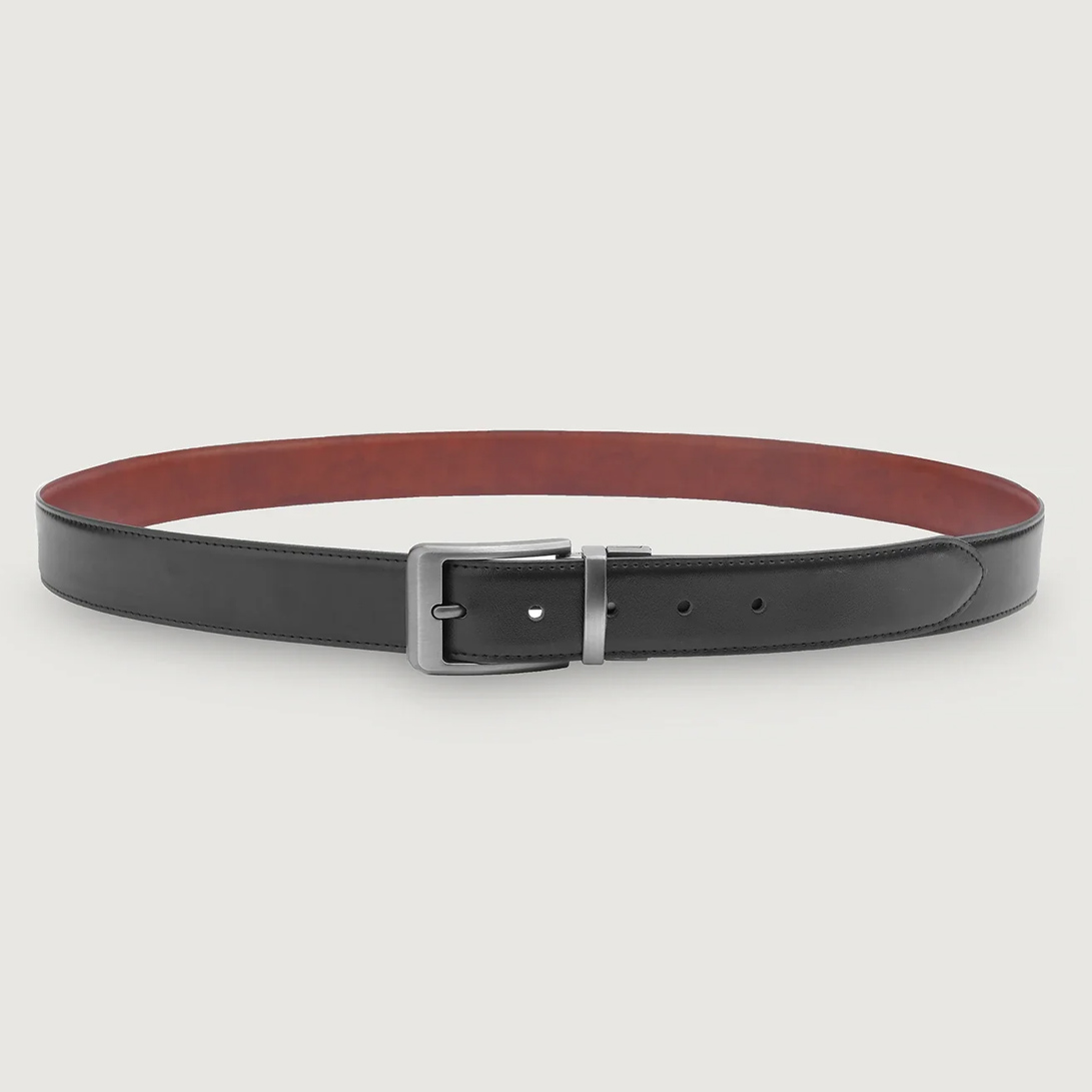 Ryken Leather Reversible Dress Belt - Image 2