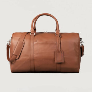 The Ryken Darrio Brown Leather Duffle Bag