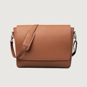 The Ryken / Carismatico Brown Leather Messenger Bag