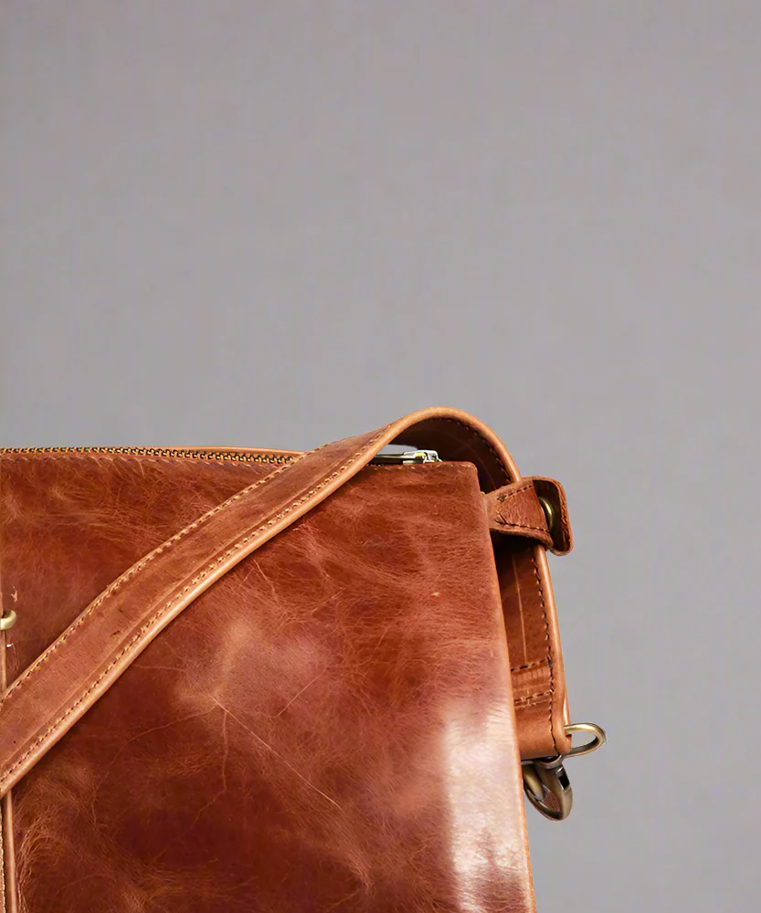 The Ryken Traveler // Multi-Function Crazy Leather Duffle Bag - Image 3