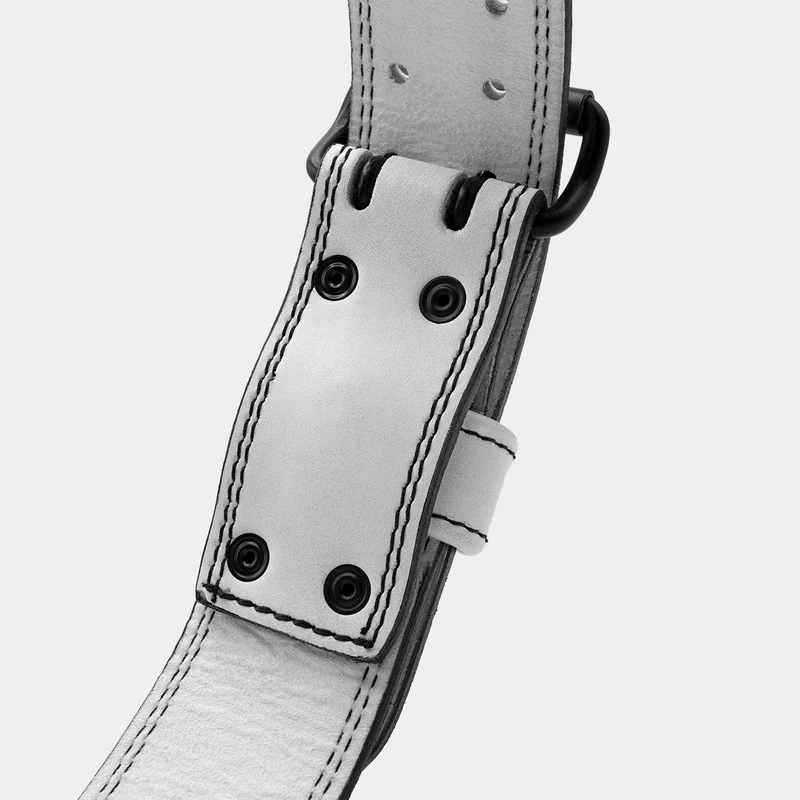 Ryken Weightlifting Prong Belt-White - Image 2