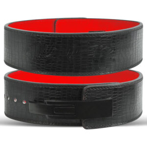 Ryken Snake Skin Weightlifting Lever Belt-Black