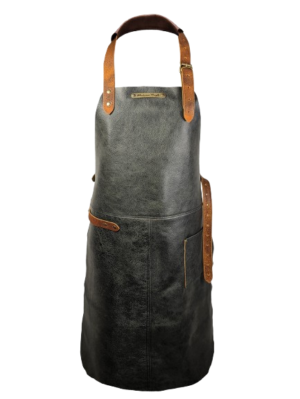 Ryken Classic Leather BBQ Apron – Deluxe - Image 4