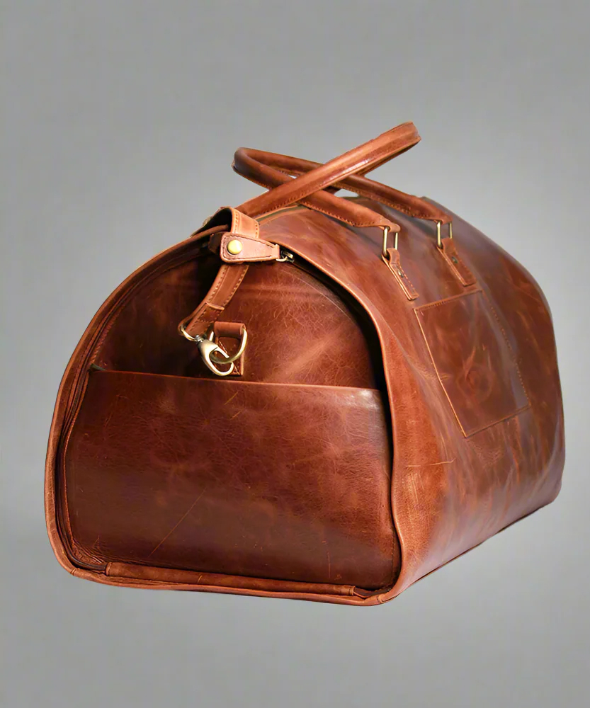 The Ryken Traveler // Multi-Function Crazy Leather Duffle Bag - Image 5