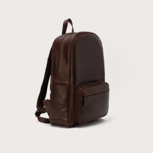 The Ryken / Philos Vintage Brown Leather Backpack