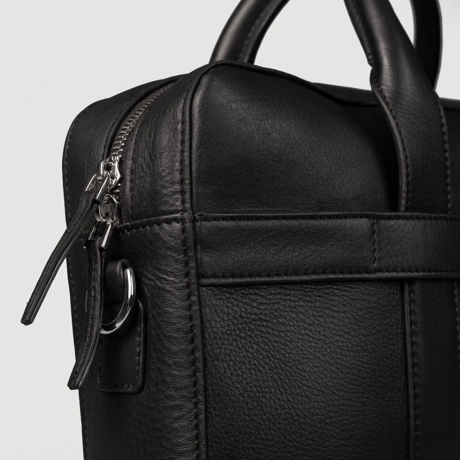 Ryken / Captain Black Leather Briefcase - Image 6