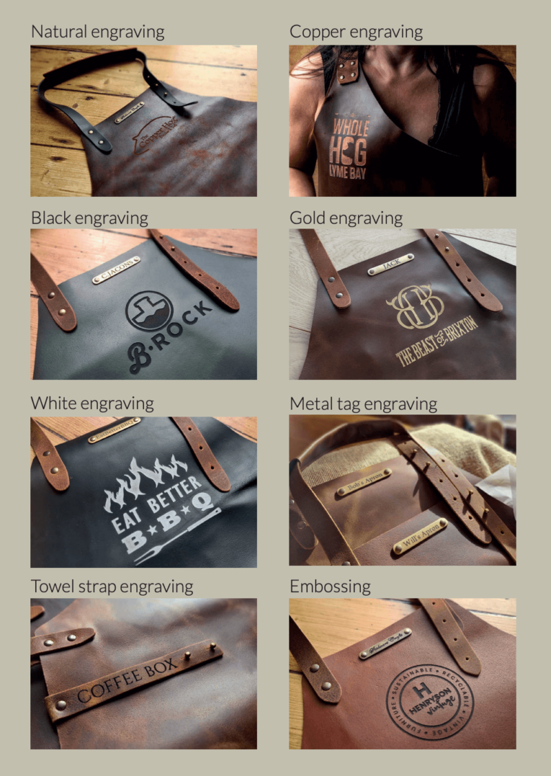 Ryken Classic Leather BBQ Apron – Deluxe - Image 9